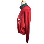 Gopher Sport Vintage 80’s/90’s Country Farm Style Red With Green Turtleneck Pull Size L Photo 6