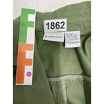 Newport News Womans Green Button Up Long Sleeve Military Jacket Size 6 Photo 2