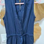 Philosophy Women's Sleeveless Jumpsuit Navy Blue Size S Casual pockets light Photo 1