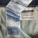 Levi's LEVI’S High Rise Dark Wash Raw Hem Denim Jean Shorts Size 6 / 28 NWT Photo 5