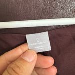 Chico's Chico’s Maroon faux leather jacket size 2 (their 12/14 or large) Photo 3