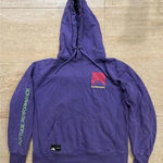 Superdry Womens  Purple Pull Over Hoodie L Made In Turkey Altitude‎ Performance Photo 0
