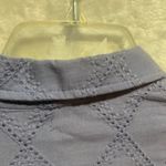 Heartloom Periwinkle Eyelet Cotton Button Down Shirt Size S Photo 8