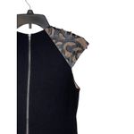 Muse Women's Dress‎ Cocktail Peplum Leather Lace W/ Detachable Skirt Black Sz. 6 Photo 8