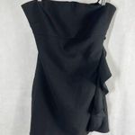 Likely  Zippy Black Formal Party Mini Dress Size US 4 Photo 0