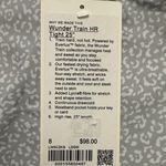 Lululemon Women Wunder Train HR Tight Legging 28” LDSM Gray White Size 8 New $98 Photo 1
