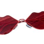 Women’s Retro Red Lips Novelty Sunglasses – Bold Y2K Statement Accessory Photo 1