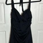 Dana Buchman Women’s swimsuit Size 12 Vamp Swim Dress Black Photo 0