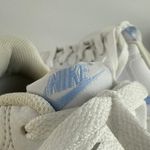 Nike  Court Vision Low White Blue Lace up Low Top Athletic Sneakers Shoes Sz 7.5 Photo 6