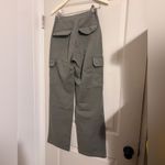 ZARA Cargo Pants Military Olive Green Straight Leg Size 4 Photo 2
