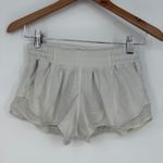 Lululemon  Hotty Hot Shorts II Light Beige Women's Size 4 Running Athletic Photo 1