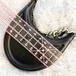 ZARA | Half Moon Chunky Chain Strap Shoulder Bag Black Purse Smooth Leather Photo 8