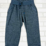 Athleta Gray Heathered Capri Joggers High Rise Drawstring Pockets Womens Size S Photo 0