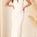 Lulus NWT  Finding the One White Mermaid Maxi Dress Bridal Gown Bride Wedding XS Photo 0