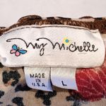 My Michelle Vintage  Butterfly Top-Large-Bell Sleeves-Lettuce Hem-Y2K-Ruffle Photo 5