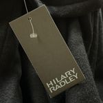 Hilary Radley NWT  Black Wool Blend Belted Coat Poncho Cape Small Photo 6