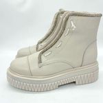 Schutz Amirah Boots in Pearl Platform Chunky Combat Moto Bratz Photo 2