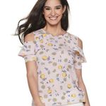 Juicy Couture Women’s  ruffle shoulder top NWT Photo 0