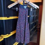 Joie  Silk Layered Halter Camisole Navy Red White Print Size Large Photo 1