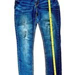 Y2K 2000s Revolt Low Waisted Denim Jeans Sz 12 Blue Faded Pants Photo 5