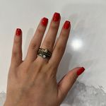 3 Rings Set Boho Star Stone Crystal Photo 0