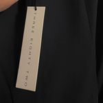 Three Eighty Two NWT  Edison Wide Leg Trouser Pants Navy Lrg Business Minimalist Photo 3