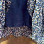 Princess Polly  Womens Sz 4 Small Dress Sting Mini Lined Blue Floral Zip Short Photo 6