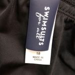 Swimsuits For All Women’s Black Wrap Tie Built Photo 4