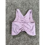 Lululemon Ruched Nulu Longline Yoga Sports Bra Light Support Lilac Purple Size 6 Photo 4
