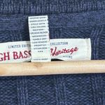 GH Bass Heritage Ltd Collection Navy Cardigan Sweater WM XS Preppy Acadamia Dad Blue Photo 5