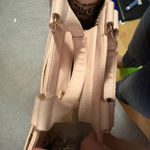 Juicy Couture Light Pink Embossed Tote zipper doesn’t work that good Photo 1