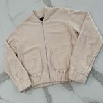 Sanctuary Casey Knit Full Zip Bomber Jacket Women’s XS Oatmeal Textured Cozycore Photo 1