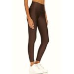Alo Yoga Alo 7/8 High-Waist Airlift Legging Raisin Hi-Rise Waisted Skinny Tights Pants S Photo 6
