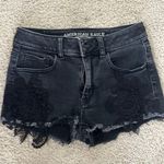 American Eagle Black Lace Hi-rise shorts Photo 0