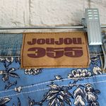 Jou Jou 355 Stretchy Cotton 3/4 Pants size 9 Blue Photo 2