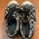 Coach  Black Signature Canvas Sneakers Photo 2