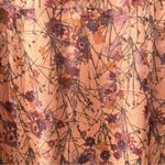 Sundance Silk Elysian Garden Orange Tan Wildflower Floral Print Ruffle Dress 10 Photo 7