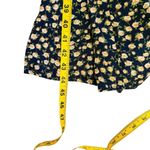 Reformation  yellow black floral cap sleeve midi dress NEW Photo 13