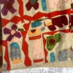 VTG New Identity Women's Jacket Size M Colorful Appliqué Cotton Boho India Size M Photo 2