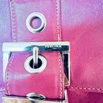 Perlina Dark pink  leather shoulder bag Photo 7