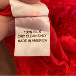 Amanda Uprichard Red Lace Sleeveless Dress Silk Size Small Photo 7