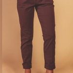 Pistola Paperbag Waist Pants Ankle Length Black Cherry Size Small NWT Photo 2
