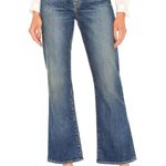 Nili Lotan Boot Cut Jean Classic Wash Cotton Blend USA Light Distressed Sz 30 Blue Photo 0