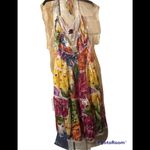 Farm Rio Chita Floral Print Halter Midi Dress Photo 5