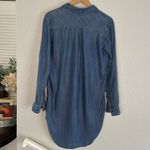 Rails  Blue Chambray Rachel Shirt Dress Lace Up Mini Tencel Preppy Nautical Photo 7