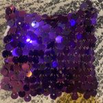 H&M Rabanne Sequin-Disc Mini Skirt Size S Photo 1