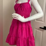 Sunday Best Martine Poplin Dress Womens Small Pink Fit & Flare #329 Photo 1