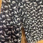 ZARA women’s size S black cat print shirt blouse top Photo 2