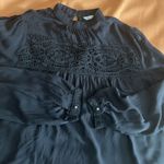 Cato  Women’s Medium Long Sleeve Pullover Tunic Top High Lace Neck Photo 8