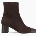 Salvatore Ferragamo Brown Suede Ankle Boots Photo 0